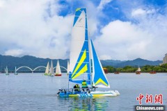 助内陆民众感受“扬帆”魅力 陕西汉中举办2024“五一”帆船展示活动