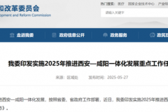 西安—咸阳一体化发展再提速
