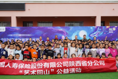 中国人寿寿险陕西省 分公司开展“艺术回山”公益活动