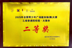 咸阳师范学院学子在2025年全国青少年健身操（舞）大赛中喜获佳绩
