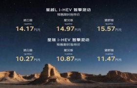 九年销冠再进阶，吉利中国星i-HEV智擎混动乌尔禾正式预售