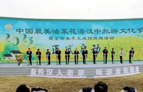 2023中国最美油菜花海汉中旅游文化节开幕