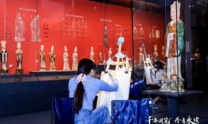 2024年碑林区5.18国际博物馆日“我在博物馆画文物”主题实践活动举办