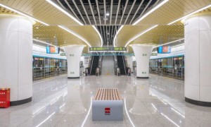 西安地铁14号线机场（T5）站2月18日开通运营