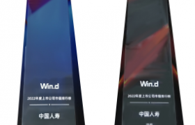 中国人寿荣登万得2022年度中国上市公司市值50强榜单