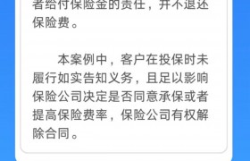 中国人寿寿险以案说险：”如实告知”的重要性