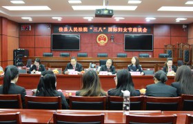 佳县法院召开“三八”国际妇女节座谈会