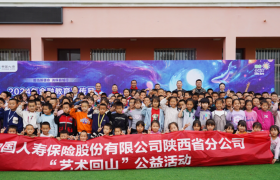 中国人寿寿险陕西省 分公司开展“艺术回山”公益活动